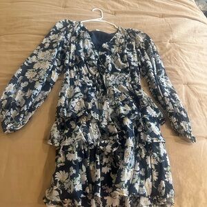 Kivari tie front mini dress never worn
